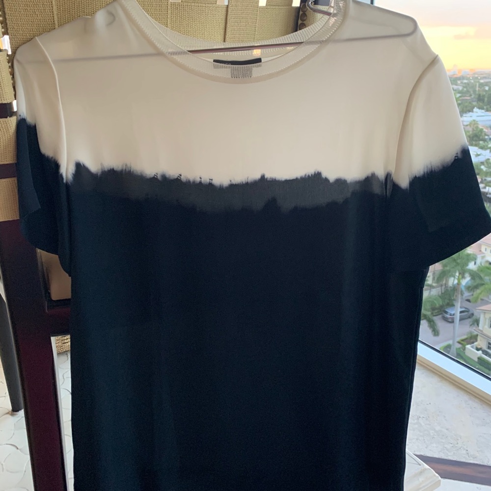 Vince two tone top